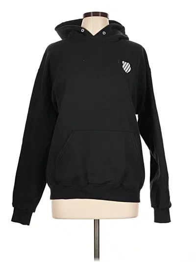 Pre-owned K-swiss Pullover Hoodie In Black