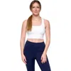 K-swiss Set Point Performance Longline Solid Bra In White
