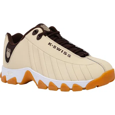 K-swiss St329 Cmf Sneaker In Wood Ash/choco/white/gum-m