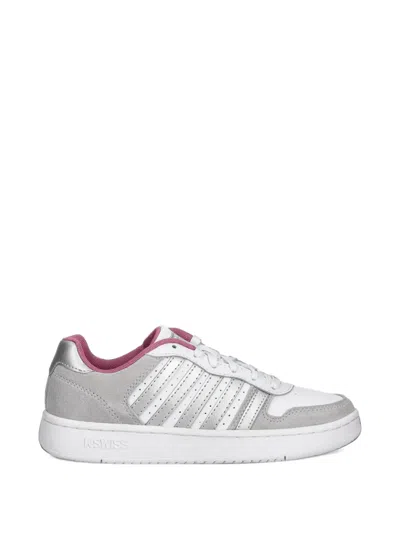 K-swiss Striped Panel Sneakers In Gray