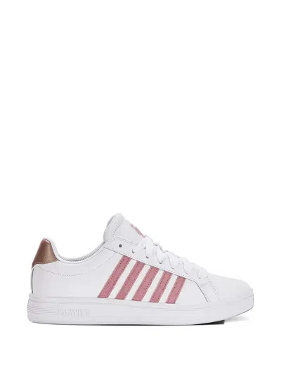 K-swiss Stripe-detail Sneakers In White