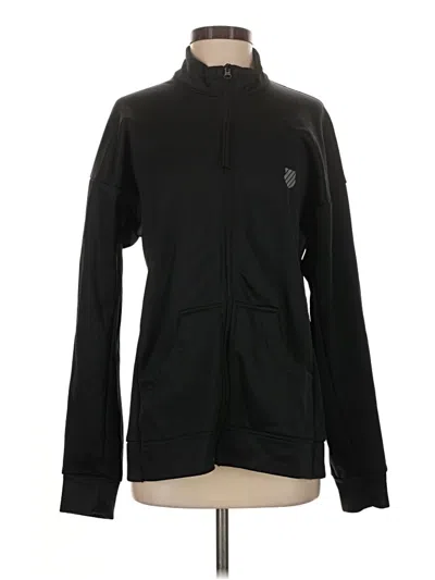 Pre-owned K-swiss Track Jacket In Black