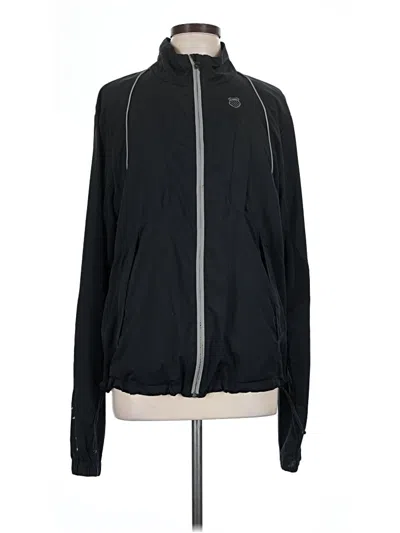 Pre-owned K-swiss Track Jacket In Black