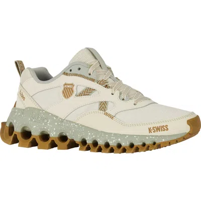 K-swiss Tubes Ultra Trail Faux Leather Running Shoe In Egr/sp Brown/se Fm/sp Brn Gm-w