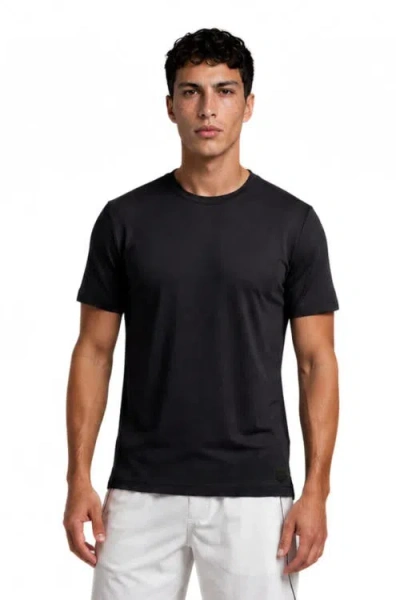 K-swiss Vision Athleisure Short Sleeve T-shirt In Black
