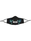 Ktz Scorpion-print Face Mask In Black