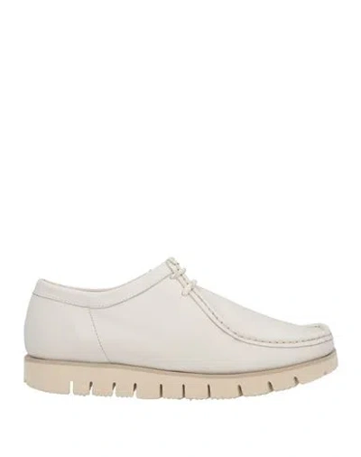 Kube Man Lace-up Shoes Off White Size 7 Leather