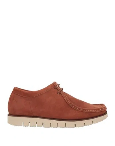 Kube Man Lace-up Shoes Tan Size 7 Leather In Brown