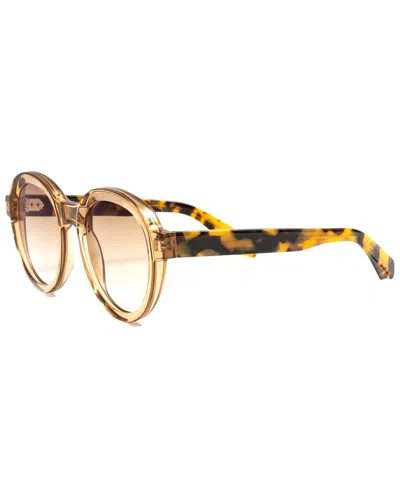 Kubi Unisex The Bank 50mm Sunglasses In Gold