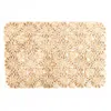 Kubo Neutrals Fleur Woven Abaca Placemats, Set Of 2