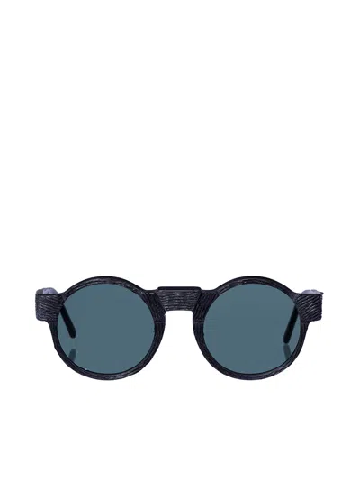 Kuboraum Black Acetate Sunglasses In Multi