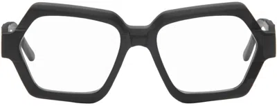 Kuboraum Black K38 Glasses In Animal Print