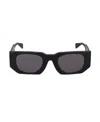 Kuboraum Black Square Frame Sunglasses