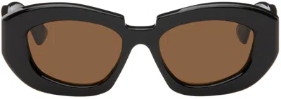 Kuboraum Black X23 Sunglasses In Gray