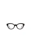 Kuboraum Cat Eye Eyeglasses In Black