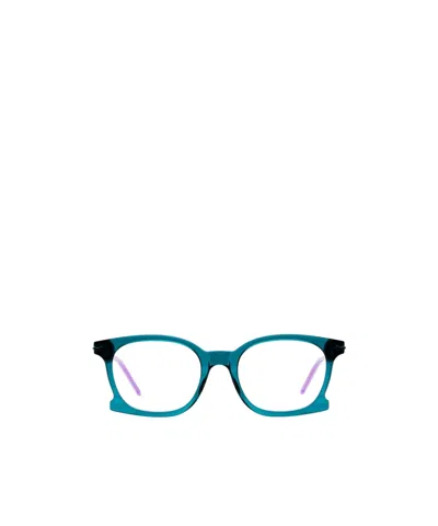 Kuboraum Mask D71 Acetate Squared Sunglasses In Blue