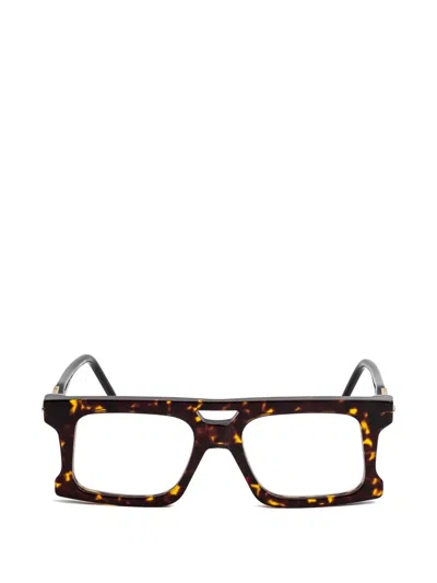 Kuboraum D76 Square-frame Glasses In Brown