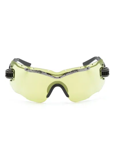 Kuboraum E15 Oversize-frame Sunglasses In Black