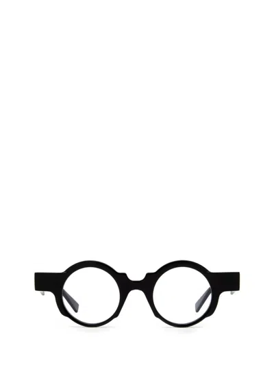 Kuboraum Eyeglasses In Black Shine