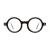 Kuboraum P1 Round-frame Glasses In Bms Black