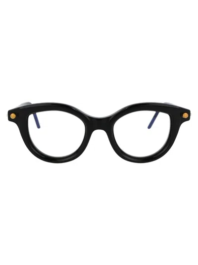 Kuboraum Cat-eye Frame Optical Glasses In Bsdt Black