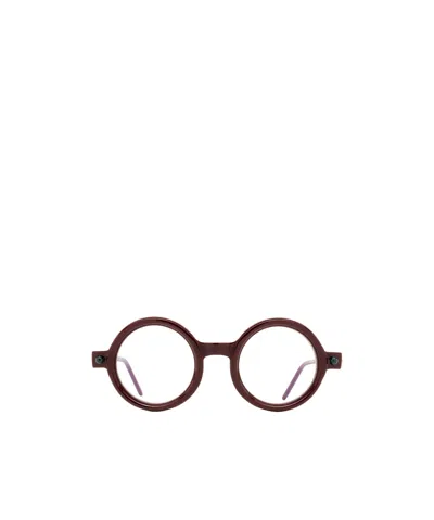 Kuboraum Full-rimmed Plano Lenses In Red
