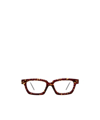 Kuboraum Full-rimmed Plano Lenses In Red