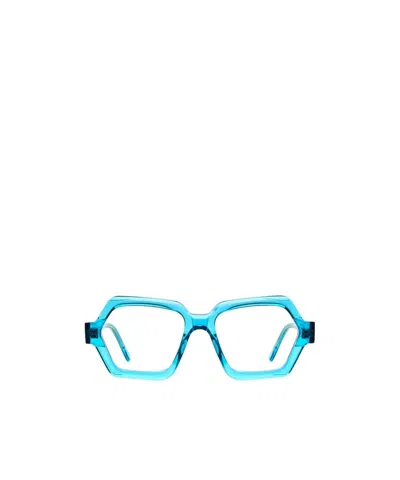 Kuboraum Geometric Flat Mirror In Blue