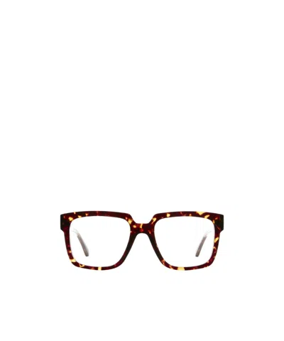 Kuboraum Geometric Flat Mirror In Brown
