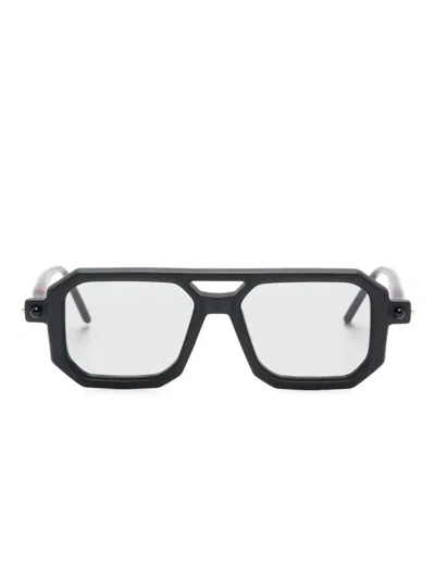 Kuboraum Geometric-frame Glasses In Black