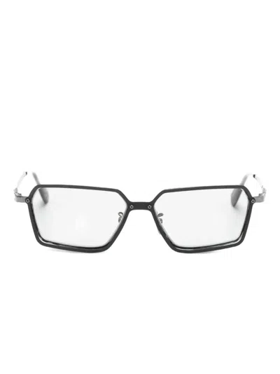 Kuboraum Geometric-frame Glasses In Black