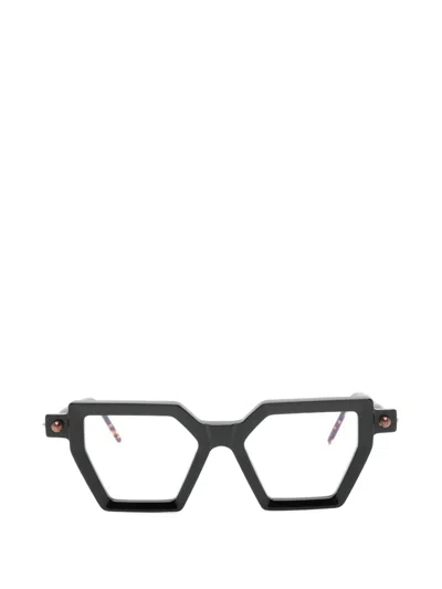 Kuboraum Geometric-frame Glasses In Black