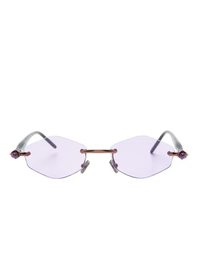 Kuboraum Geometric-frame Sunglasses In Multi