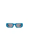 Kuboraum Geometric Frame Sunglasses In Blue