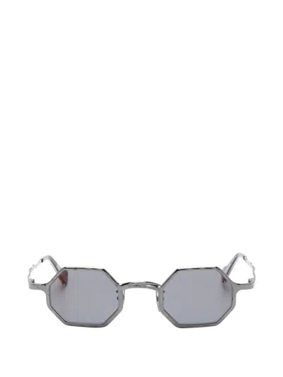 Kuboraum Geometric-frame Sunglasses In Gray