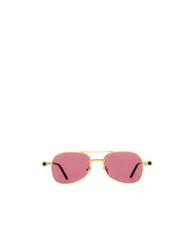 Kuboraum Geometric Frame Sunglasses In Pink