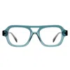 Kuboraum Geometric Plano Mirror In Blue