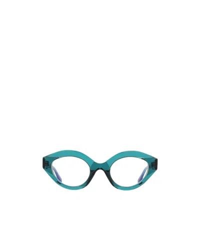 Kuboraum Geometric Plano Mirror In Blue