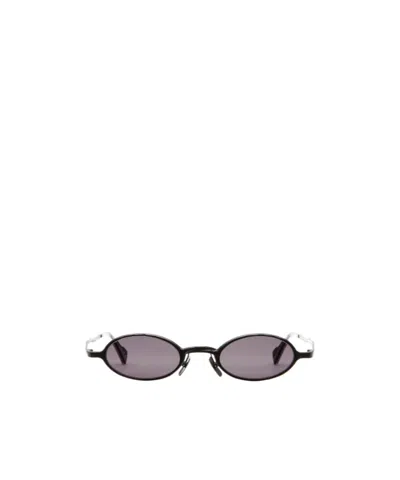 Kuboraum Geometric Sunglasses In Brown