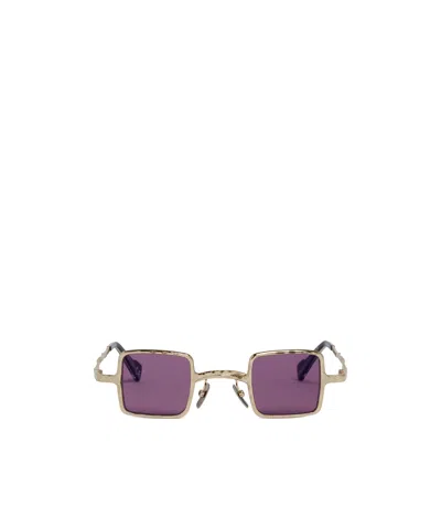 Kuboraum Geometric Sunglasses In Gold