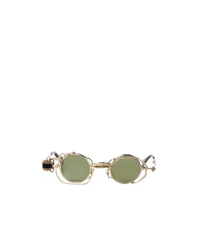 Kuboraum Geometric Sunglasses In Gold