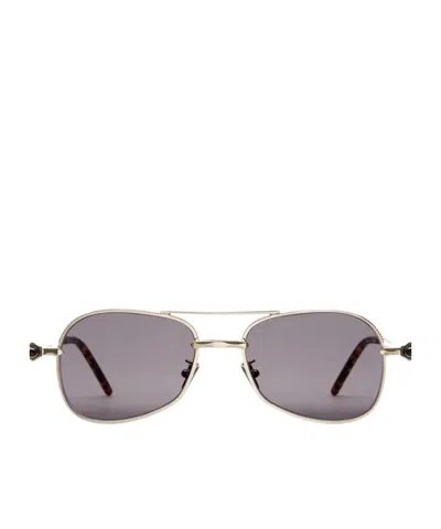 Kuboraum Geometric Sunglasses In Gray