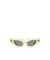 Kuboraum Geometric Sunglasses In Gray