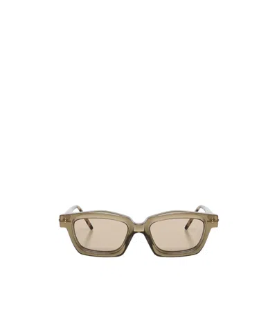 Kuboraum Geometric Sunglasses In Green