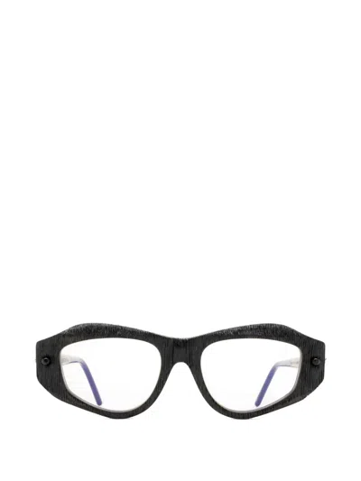 Kuboraum Geometric-frame Glasses In Black