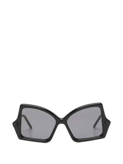 Kuboraum Geometric-frame Sunglasses In Black