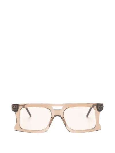 Kuboraum Geometric-frame Sunglasses In Neutral