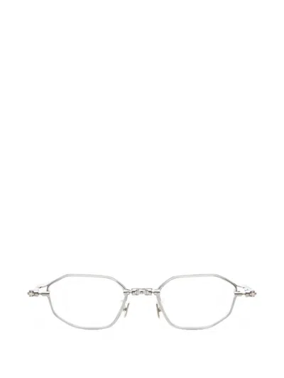 Kuboraum Geometric-frame Sunglasses In Silver
