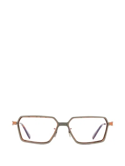 Kuboraum Geometric-metal Glasses In Brown