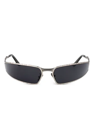 Kuboraum H34 Sunglasses In Silver